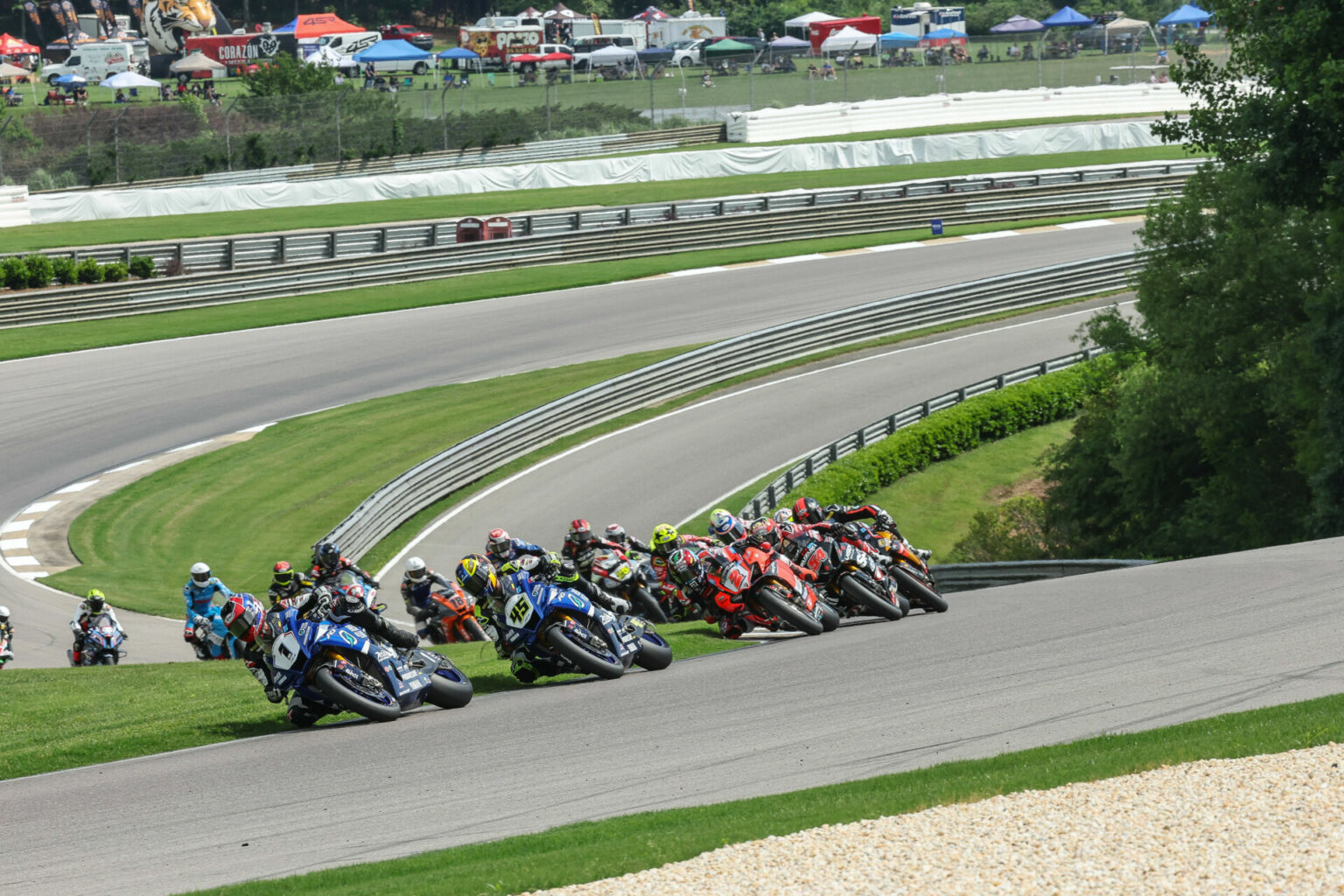 Motoamerica Medallia Superbike Race One Results From Barber Updated