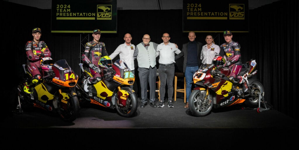 Video Elf Marc VDS Racing Teams Introduced In Belgium Roadracing