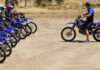 Rich Oliver (right) instructing at a Kids Ride and Wrench Camp at the Mystery School. Photo courtesy Rich Oliver's Mystery School.