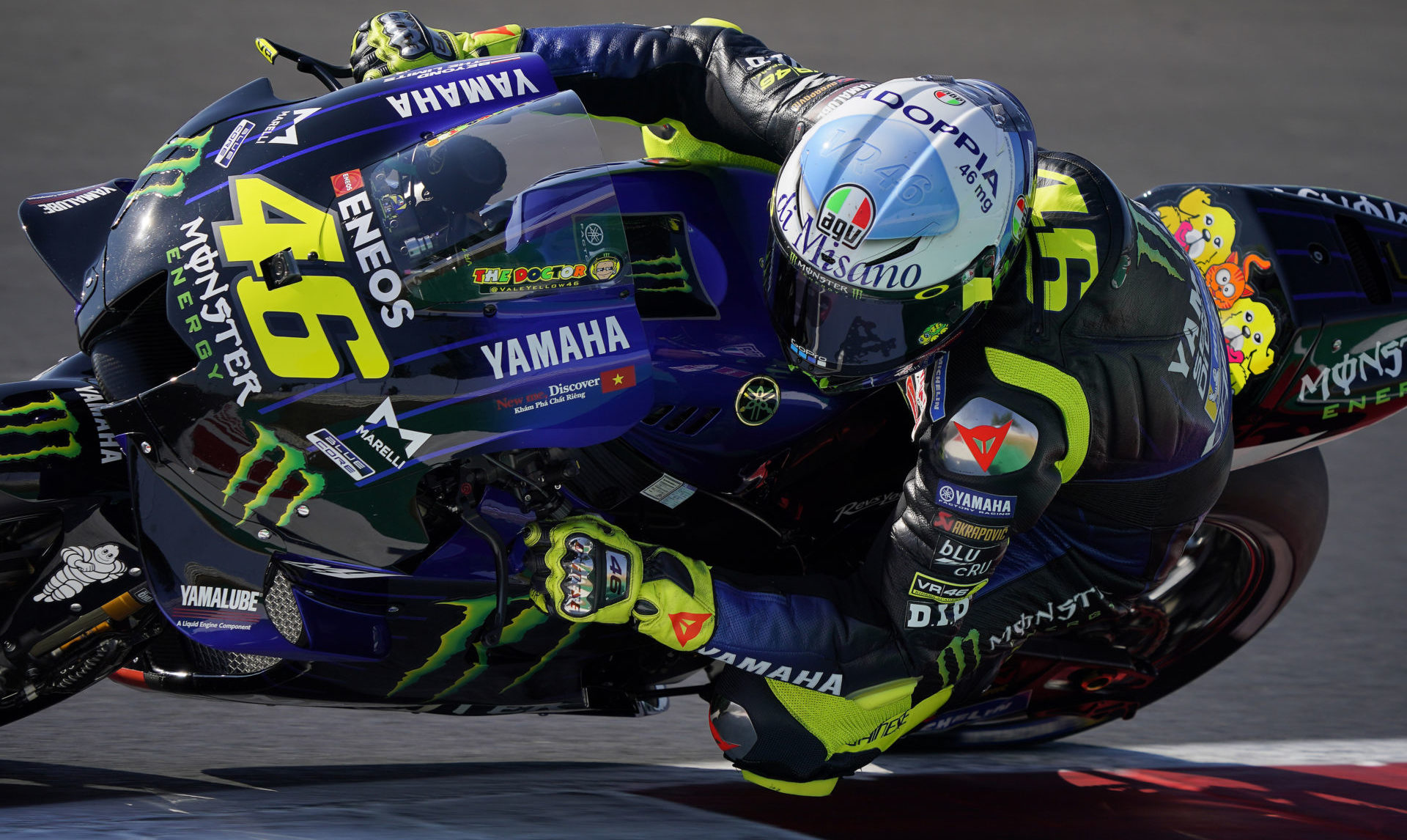 Valentino Rossi (46). Photo courtesy Monster Energy Yamaha.