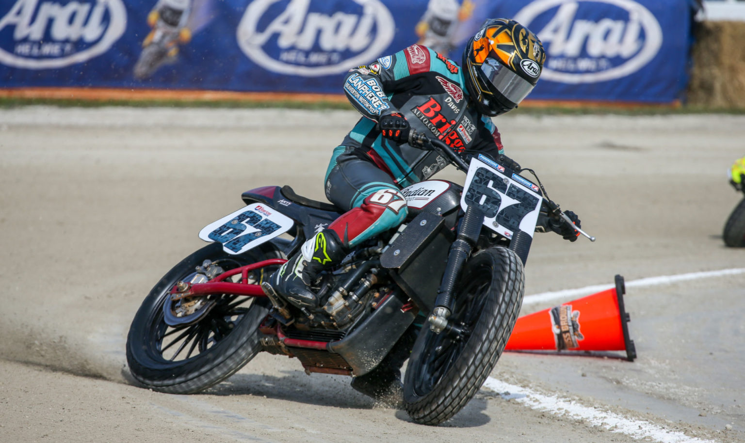 American Flat Track: BMC Racing Sponsors Fisher In SuperTwins