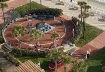 The Daytona 200 Monument in Daytona Beach, Florida. Photo by Michelle A. Lindsay.