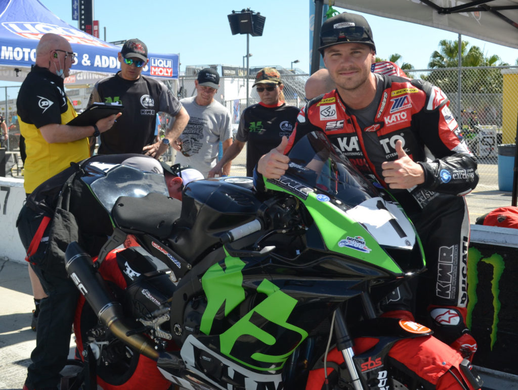 Daytona 200 Kyle Wyman Tops Qualifying One Roadracing World Magazine