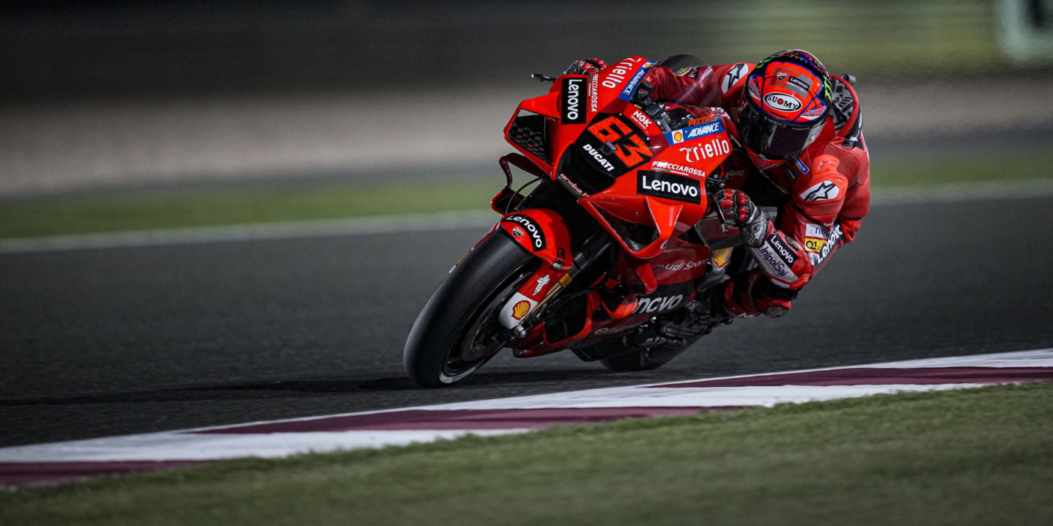 MotoGP: Bagnaia Claims Pole With New Lap Record At Losail (Updated
