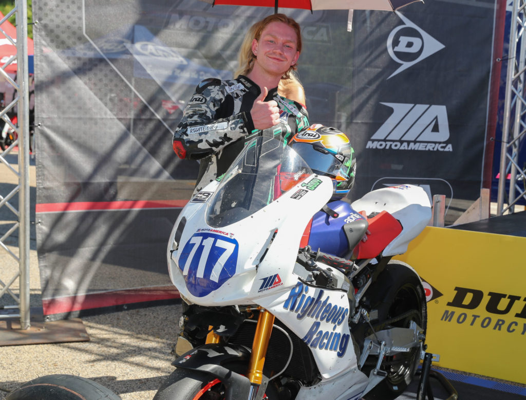 MotoAmerica: Barry Best In Twins Cup FP1 At VIR - Roadracing World ...