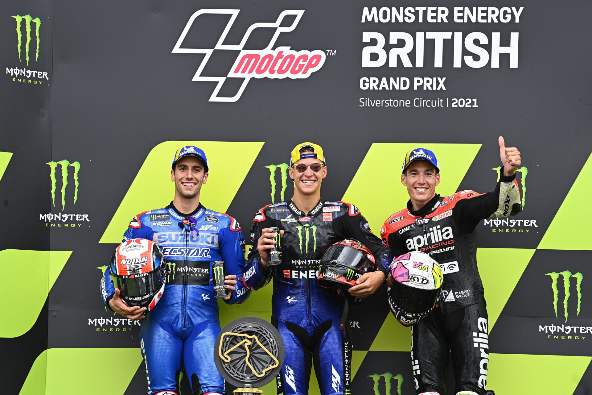 MotoGP World Championship Race Results From Silverstone (Updated