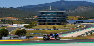 Fabio Quartararo at speed at Algarve International Circuit earlier in 2021. Photo courtesy Michelin.