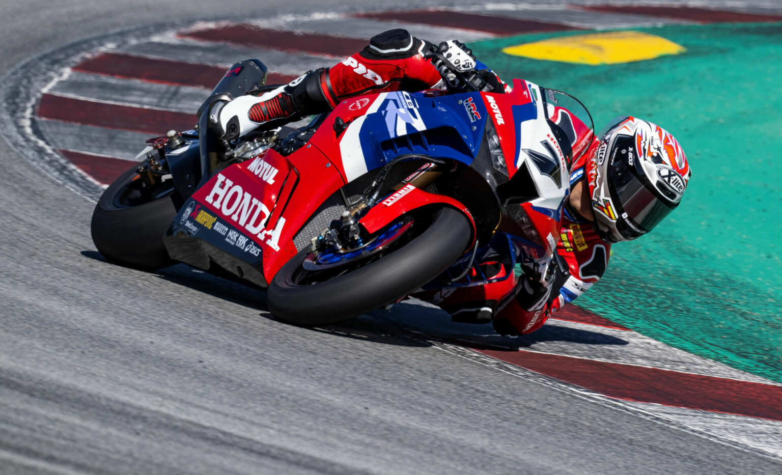 Worldsbk Honda S Lecuona Under Race Lap Record In Fp At Catalunya Roadracing World Magazine