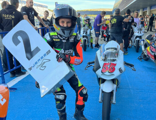 American Mikey Lou Sanchez On The Podium Again In Spain - Roadracing ...