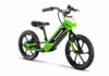 The new Kawasaki "Elektrode" electric balance bike designed and built by Kawasaki. Photo courtesy Kawasaki Motors Corp., U.S.A.