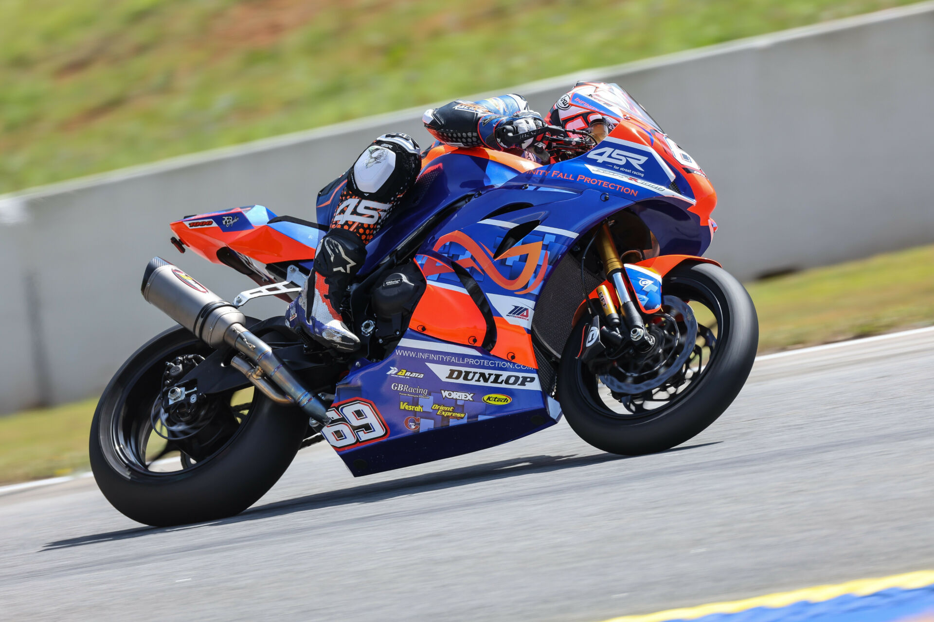 MotoAmerica Gillim On Provisional Stock 1000 Pole At Barber