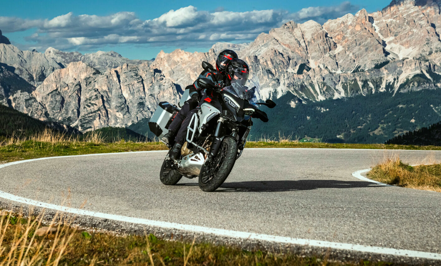 The Ducati Multistrada V4 family is the most popular model family for Ducati. This is a 2023-model Multistrada V4 Rally. Photo courtesy Ducati.