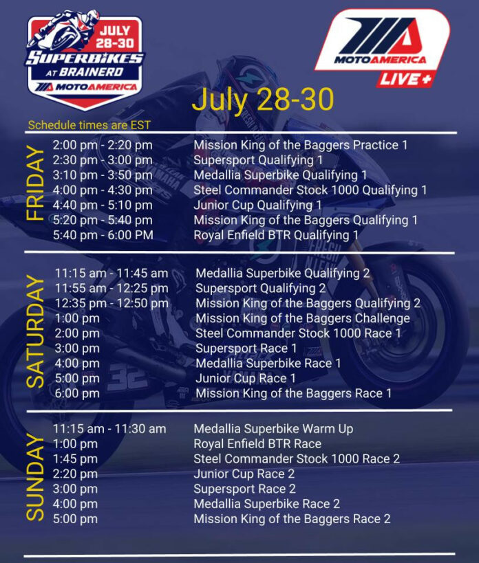 Motoamerica: How To Watch All The Action From Brainerd - Roadracing 