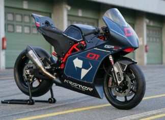 A 2024 Krämer GP2-890RR. Photo by Benny Kätzmer, courtesy Krämer Motorcycles GmbH.