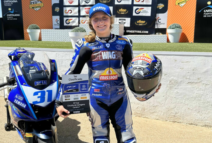 Yamaha R7 Cup: Kayla Yaakov Wins Race One At Cartagena Circuit In Spain ...