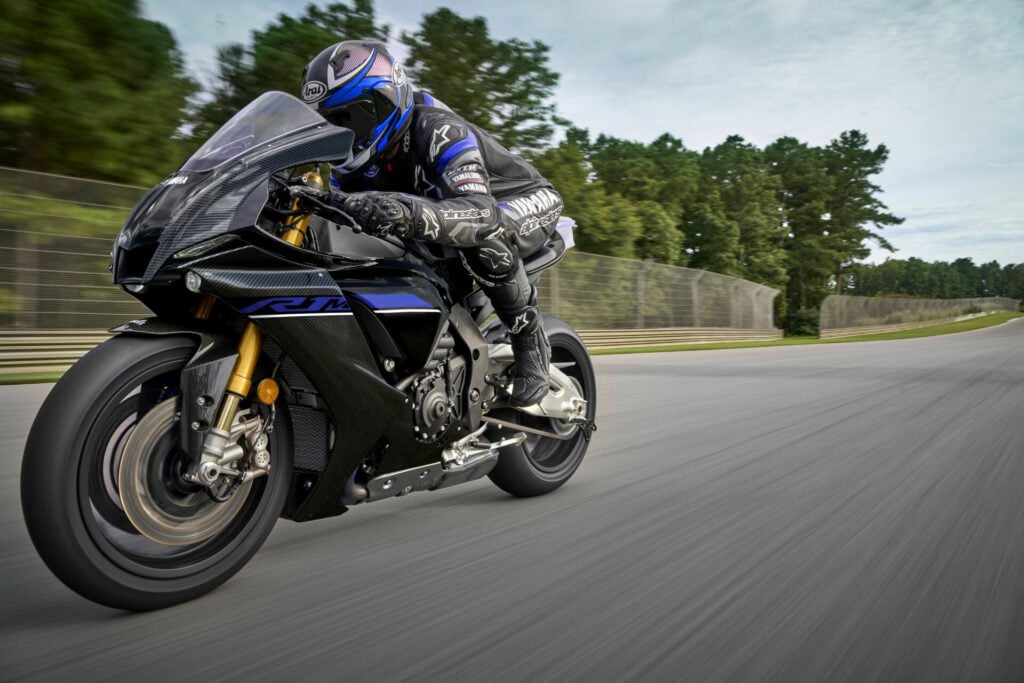 Yamaha Lists Remainder Of Returning 2024 Streetbikes Roadracing World   2024 YAM YZFR1MN US BWM2 ACT 1431 01 1699384960 1024x683 