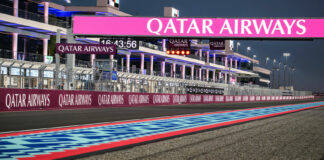 Lusail International Circuit, in Qatar. Photo by Kohei Hirota.