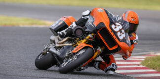 Kyle Wyman (33) on his Screamin' Eagle Harley-Davidson Road Glide. Photo courtesy Harley-Davidson.