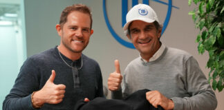 Trackhouse Racing owner Justin Marks (left) and Davide Brivio (right). Photo courtesy Trackhouse Racing.