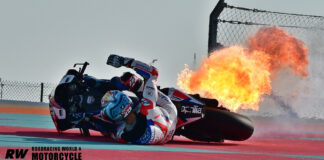 Raul Fernandez crash qatar qualifying