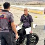 California Superbike School Founder Keith Code (second from right). Photo courtesy California Superbike School.