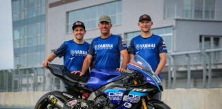 (From left) Americans Michael Gilbert, Jason Pridmore, and Andrew Lee. Photo courtesy Maco Racing Team.