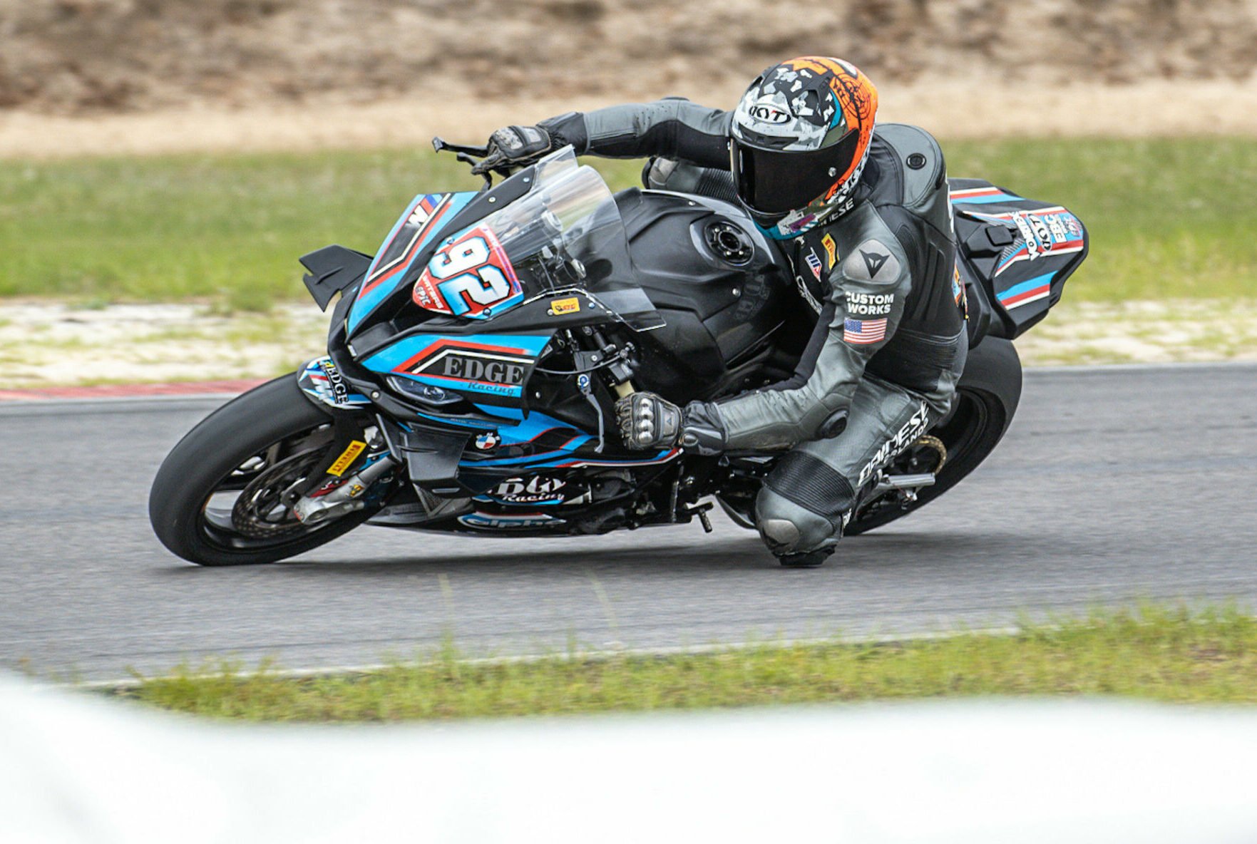 Jason Waters (92) set a new lap record of 1:09.897 at Roebling Road Raceway. Photo by Motorsport Photo LLC, courtesy Pirelli.