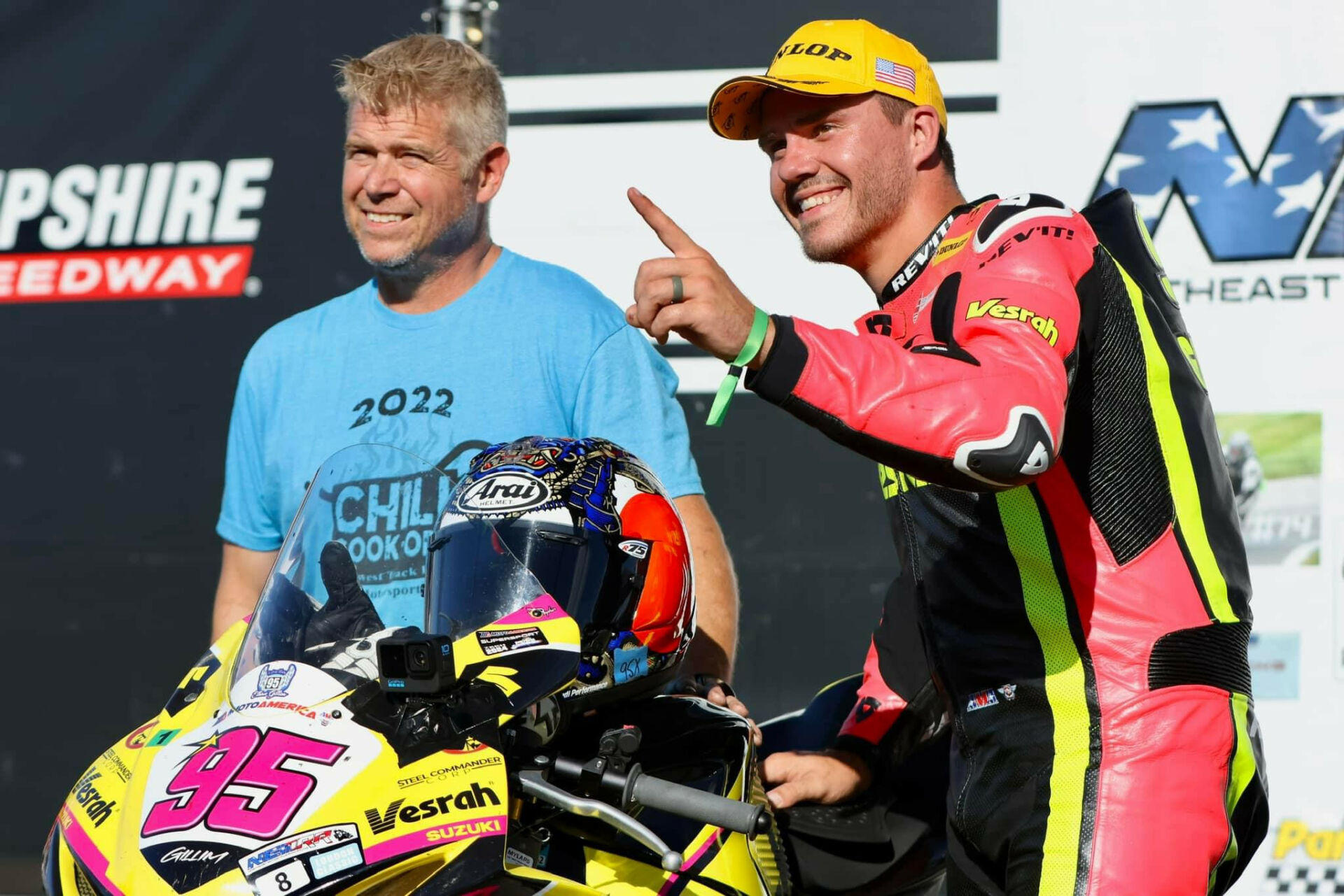 Hayden Gillim (right) and Mark Junge (left). Photo courtesy Real Steel Motorsports.