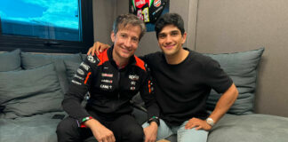 Jorge Martin (right) and Aprilia Racing CEO Massimo Rivola (left). Photo courtesy Aprilia.
