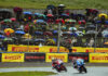 Rory Skinner (11) leads Tommy Bridewell (1) at Knockhill. Photo courtesy MSVR.