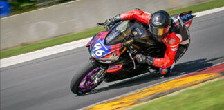 Gus Rodio (96). Photo by Sara Chappell Photo, courtesy Aprilia USA.