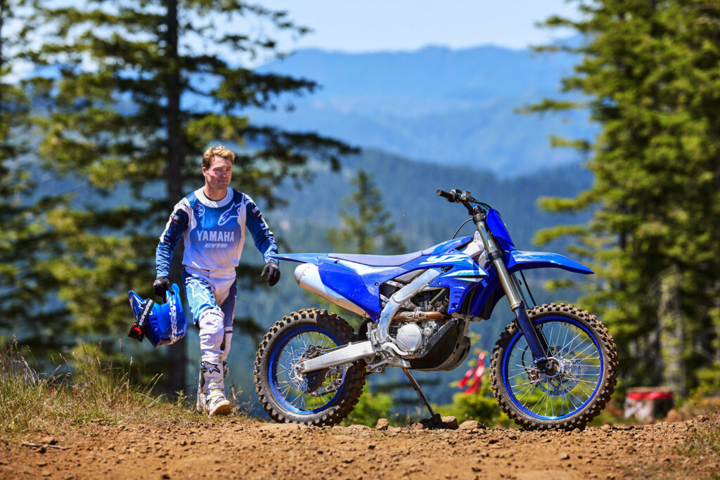 A 2025-model Yamaha YZ250FX. Photo courtesy Yamaha Motor Corp., U.S.A.