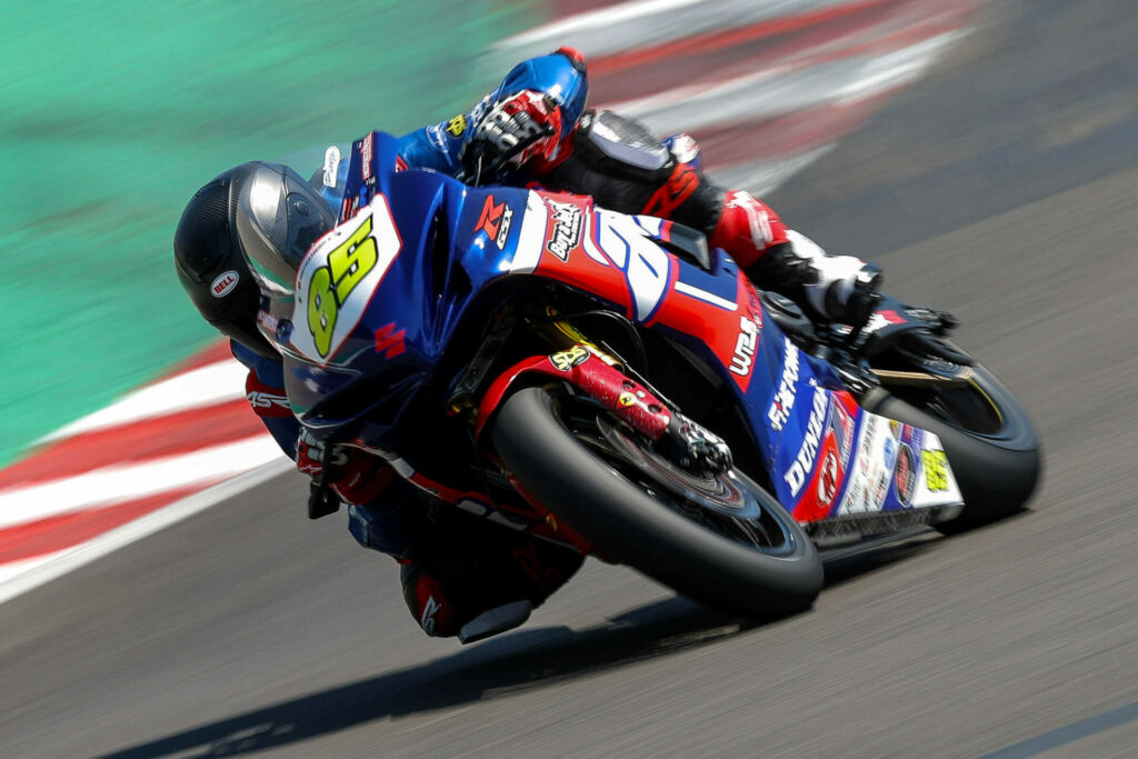 Jake Lewis (85). Photo by Brian J. Nelson, courtesy MotoAmerica.