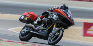 Kyle Wyman (33) in action Friday at Laguna Seca. Photo by Brian J. Nelson.