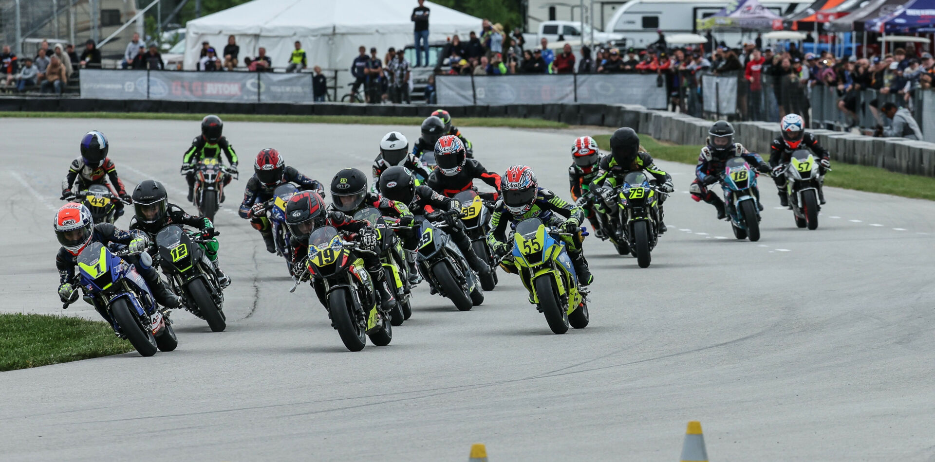 Dunlop will award Team Dunlop Elite sponsorships for the 2025 season during the MotoAmerica Mission Mini Cup by Motul National Final in August. Photo by Brian J. Nelson, courtesy Dunlop.