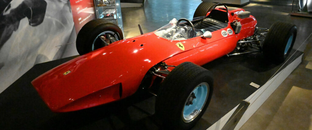 John Surtees' 1964 Formula One World Championship-winning Ferrari 158 F1. Photo courtesy Barber Vintage Motorsports Museum.