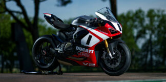 A 2025 Ducati Panigale V2 Superquadro Final Edition. Photo courtesy Ducati.