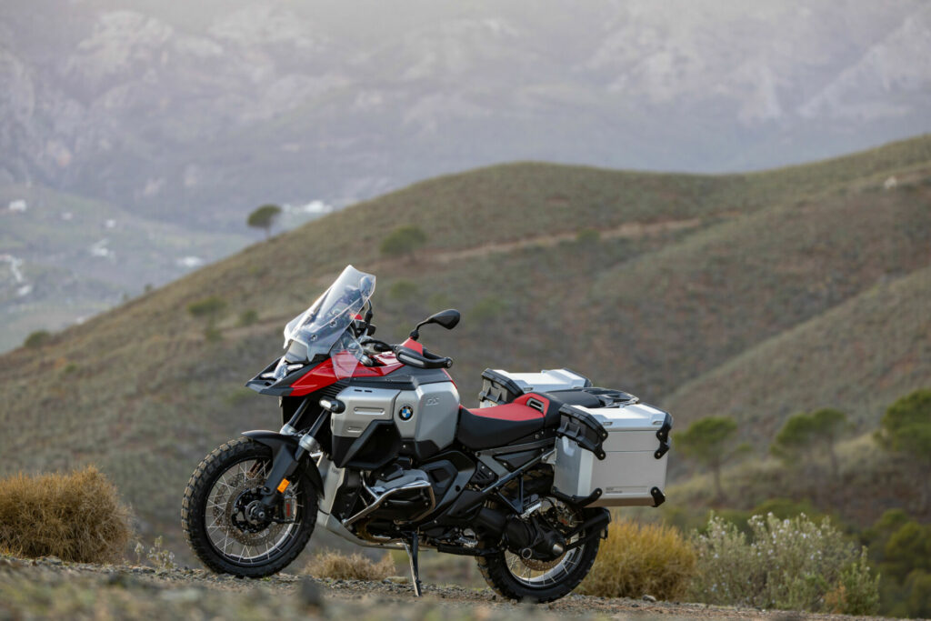 A 2025 BMW R 1300 GS Adventure with optional accessories. Photo courtesy BMW Motorrad.