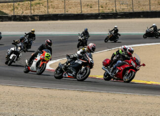 Laps around WeatherTech Raceway Laguna Seca were part of the 2024 Rainey's Ride to the Races. Photo by Brian J. Nelson.