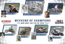 Presenting sponsor Yamaha is celebrating a Weekend of Champions at the AMA Vintage Motorcycle Days event at Mid-Ohio. Inage courtesy Yamaha Motor Corp., U.S.A.