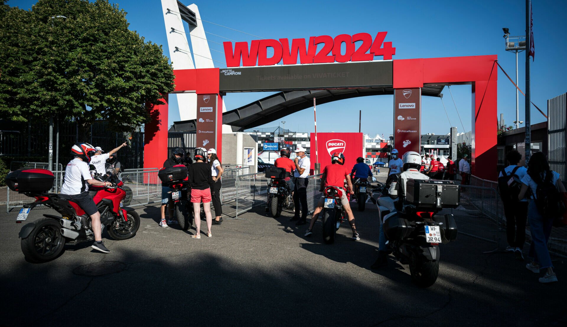 World Ducati Week 2024 opened Friday at Misano. Photo courtesy Ducati.