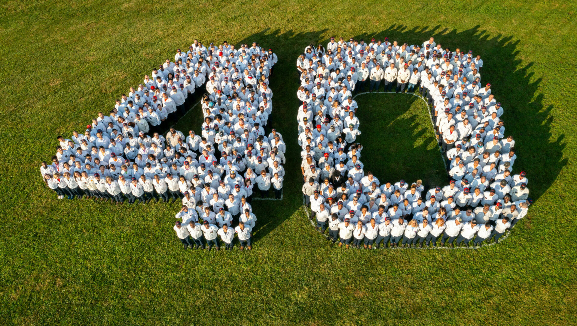 On Monday, August 12, Honda North Carolina Manufacturing (NCM) associates gathered for a 40-year milestone photo at the Swepsonville plant to commemorate NCM’s 40 years of production in the Tar Heel State. Photo courtesy American Honda.