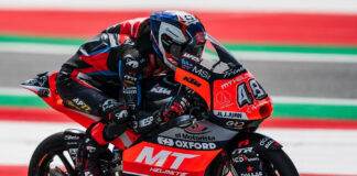 Ivan Ortola (48). Photo courtesy MT Helmets - MSI.