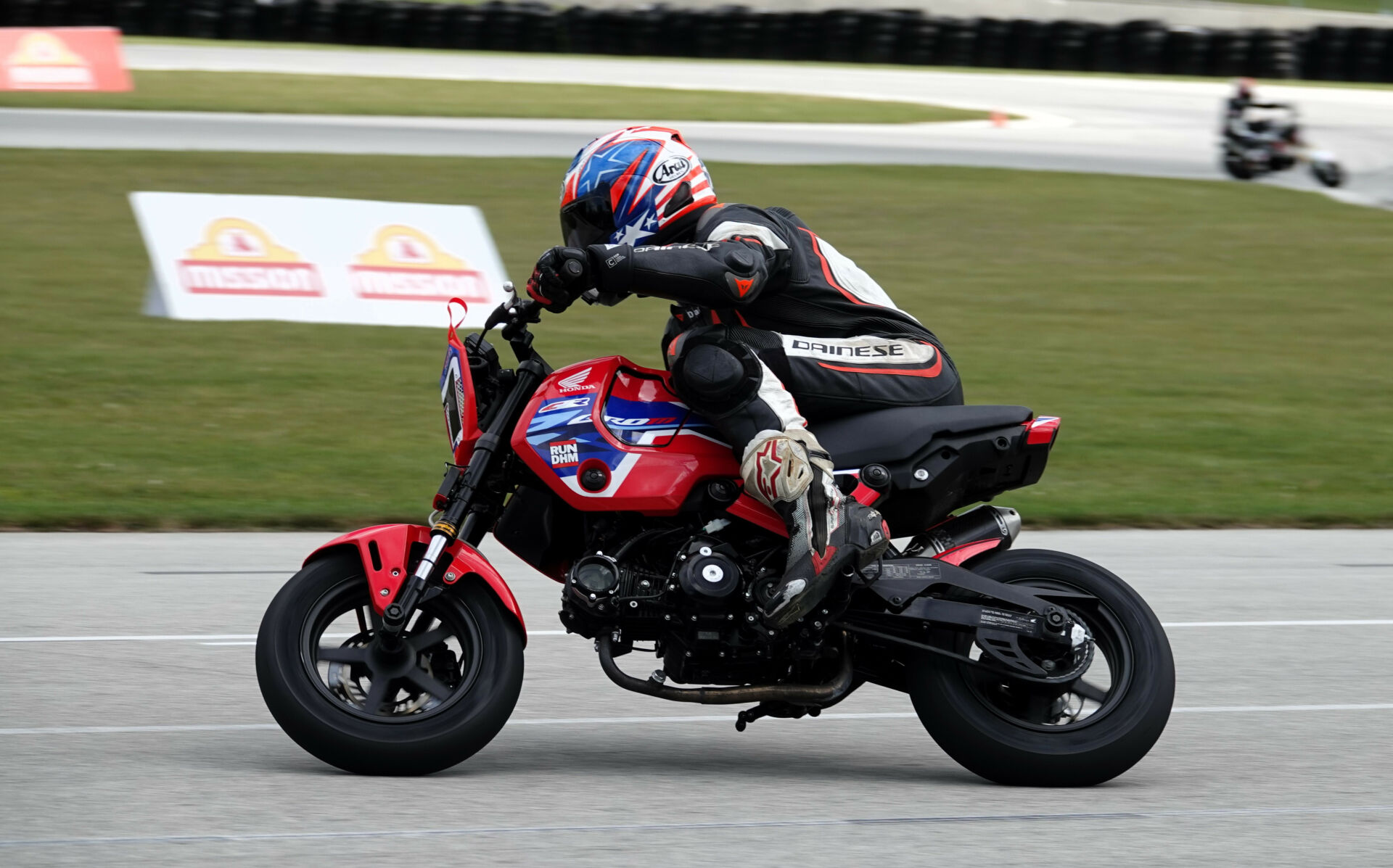 Cameron Jones used the power of his Honda Grom to score victories in the Street GP class.Photo by Larry Lawrence, courtesy MotoAmerica.