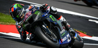 Alex Rins (42). Photo courtesy Monster Energy Yamaha.