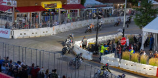 Action from the Sturgis TT. Photo courtesy AFT.