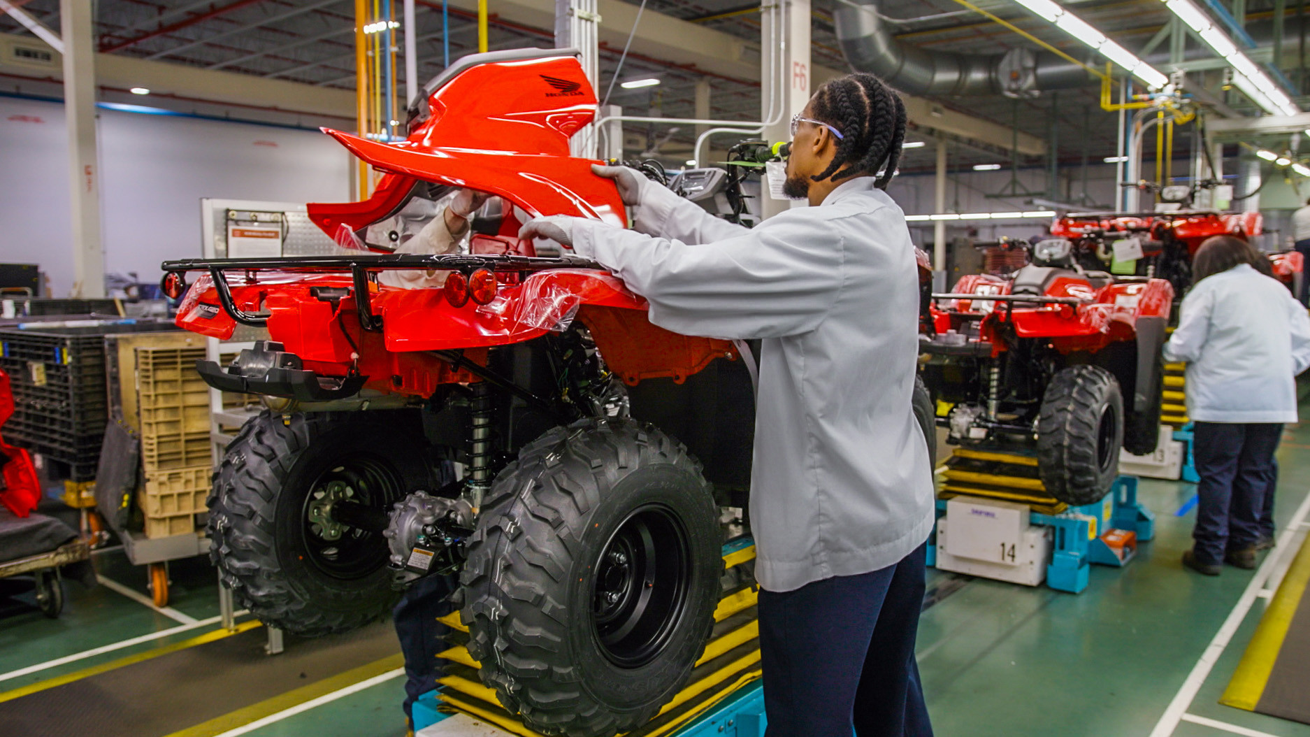 Honda North Carolina Manufacturing is to become the first Honda production facility in the North American region to manufacture future electrified Honda powersports and power equipment products. Photo courtesy American Honda.