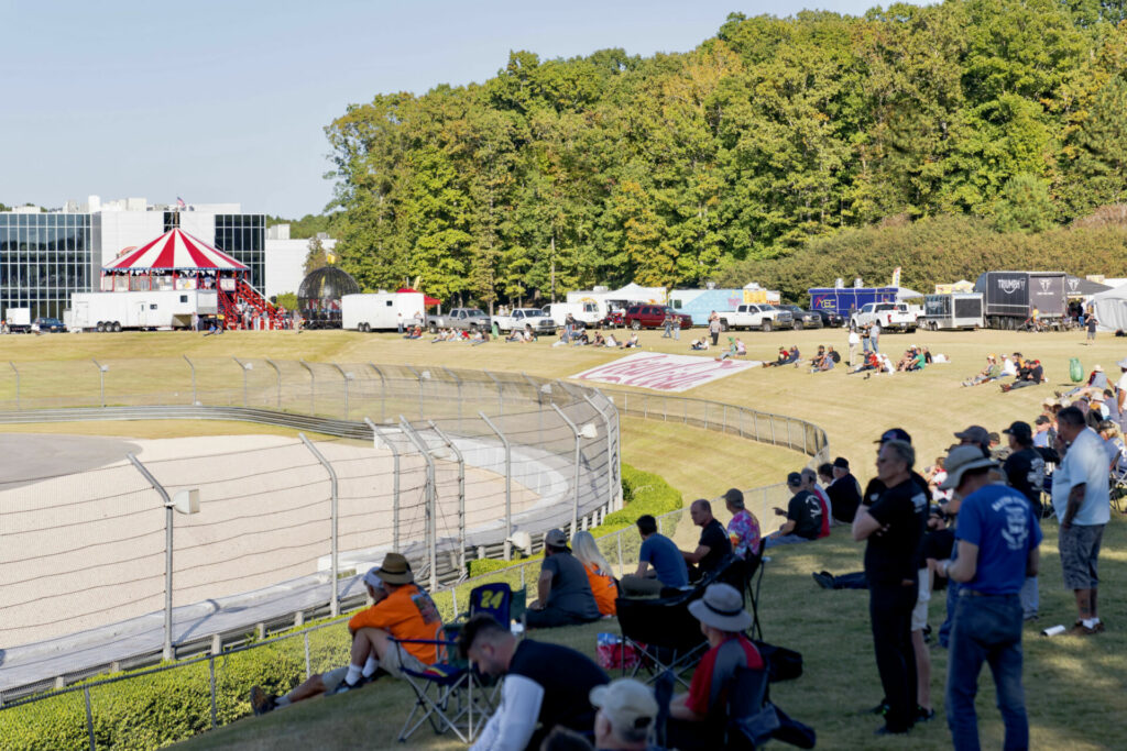 The Barber Vintage Festival includes AHRMA historic road races. Photo courtesy Barber Motorsports Park.