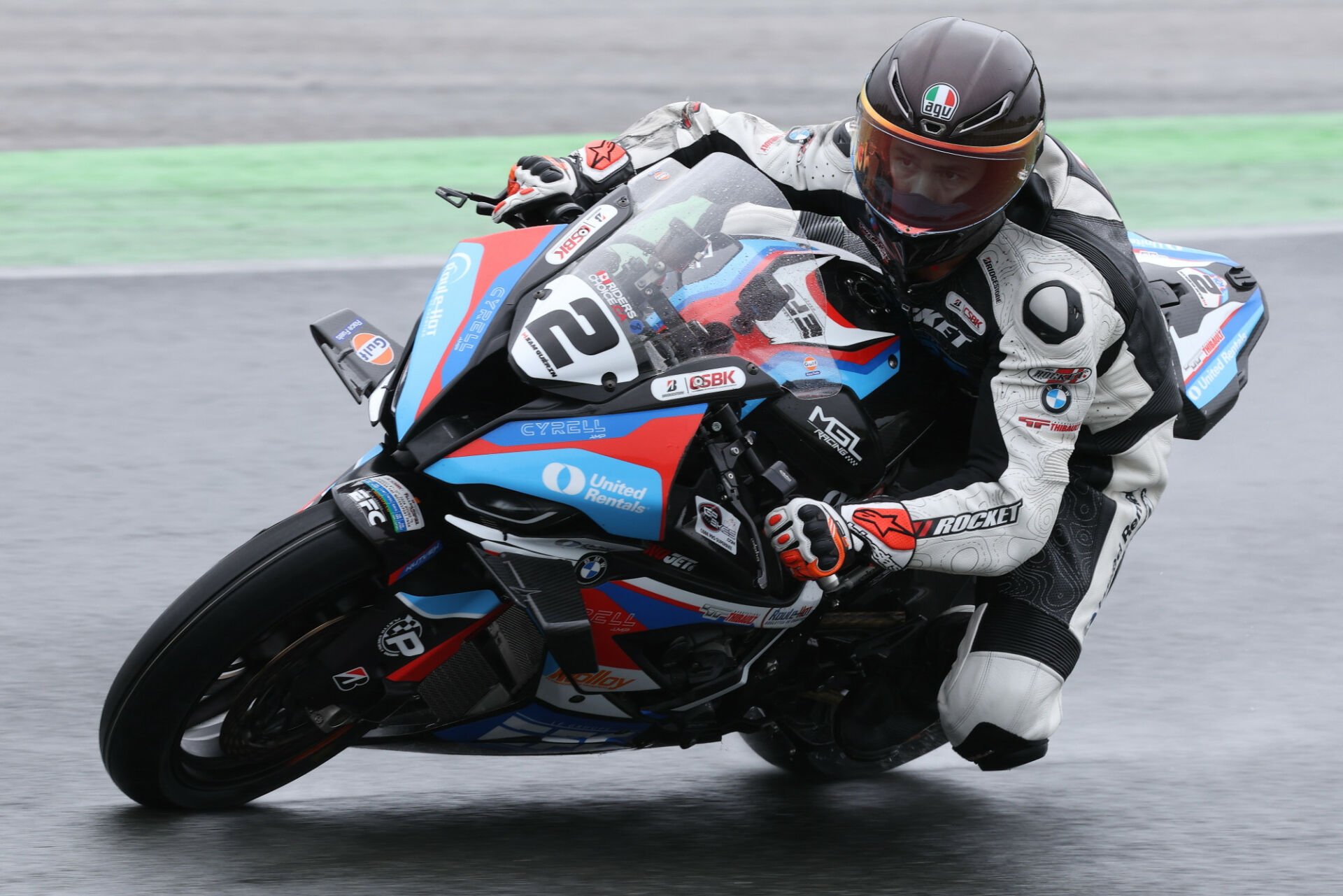 Sam Guerin (2) in action Friday at Canadian Tire Motorsport Park. Photo by Rob O'Brien, courtesy CSBK.