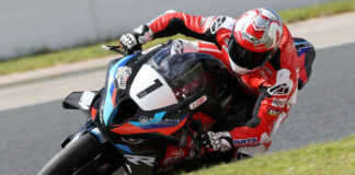 CSBK Championship leader Ben Young (1) heads into the final round of the season this weekend at Shannonville Motorsport Park needing to score only four points to secure his fourth Canadian Superbike Championship. Photo Rob O'Brien, courtesy CSBK.